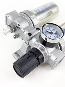 AUARITA ФИЛЬТР/РЕГУЛЯТОР С МАНОМЕТРОМ+ЛУБРИКАТОР AFRL80