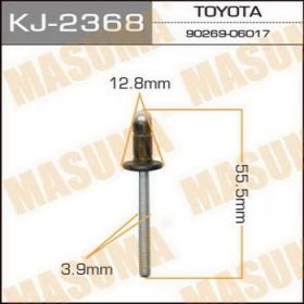 MASUMA ЗАКЛЕПКИ ДЛЯ ЛЮЧКОВ TOYOTA KJ-2368 (ТОЛСТАЯ)
