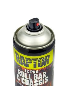 U-POL RAPTOR 120°C ЭМАЛЬ ДЛЯ КАРКАСОВ И ШАССИ ЧЕРНАЯ ГЛЯНЦЕВАЯ СПРЕЙ