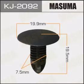 MASUMA КЛИПСА ПЛАСТИКОВАЯ КРЕПЕЖНАЯ KJ- 2092 АРТ. 91562-6H3-003ZF