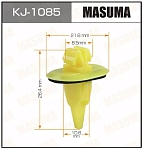 MASUMA КЛИПСА ПЛАСТИКОВАЯ КРЕПЕЖНАЯ KJ-1085