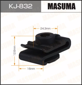 MASUMA КЛИПСА ПЛАСТИКОВАЯ КРЕПЕЖНАЯ KJ-832 АРТ. MB138567