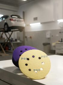 EVT ШЛИФОВАЛЬНЫЙ КРУГ PURPLE CERAMIC БУМАЖНАЯ ОСНОВА 125 ММ