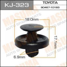 MASUMA КЛИПСА ПЛАСТИКОВАЯ КРЕПЕЖНАЯ KJ- 323 АРТ. 17827