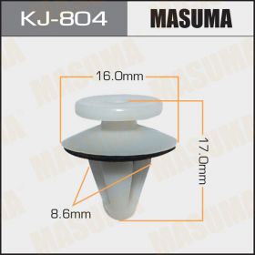 MASUMA КЛИПСА ПЛАСТИКОВАЯ КРЕПЕЖНАЯ KJ- 804 АРТ. MB696120
