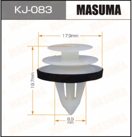 MASUMA КЛИПСА ПЛАСТИКОВАЯ КРЕПЕЖНАЯ KJ-083 АРТ. 67771-17020