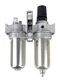 AUARITA ФИЛЬТР/РЕГУЛЯТОР С МАНОМЕТРОМ+ЛУБРИКАТОР AFRL80