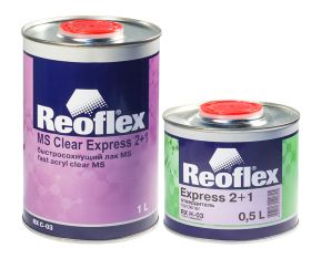 REOFLEX ЛАК АКРИЛОВЫЙ MS EXPRESS CLEAR 2+1 RX C-03