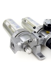 AUARITA ФИЛЬТР/РЕГУЛЯТОР С МАНОМЕТРОМ+ЛУБРИКАТОР AFRL80